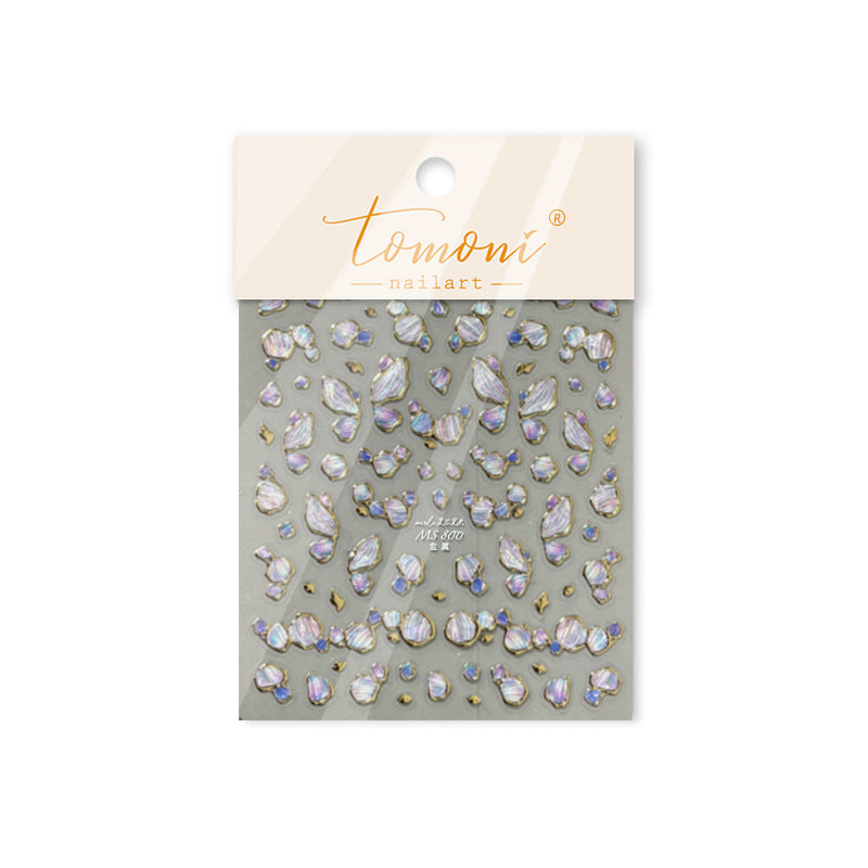 365nails: "Iridescent Aurora Gemstone" – Nail Art Stickers