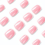 Piezas de arte para uñas, uñas postizas simples, uñas cortas con media pegatina, piezas de arte para uñas, uñas postizas al por mayor, piezas de uñas al por mayor, piezas de uñas｜365nails