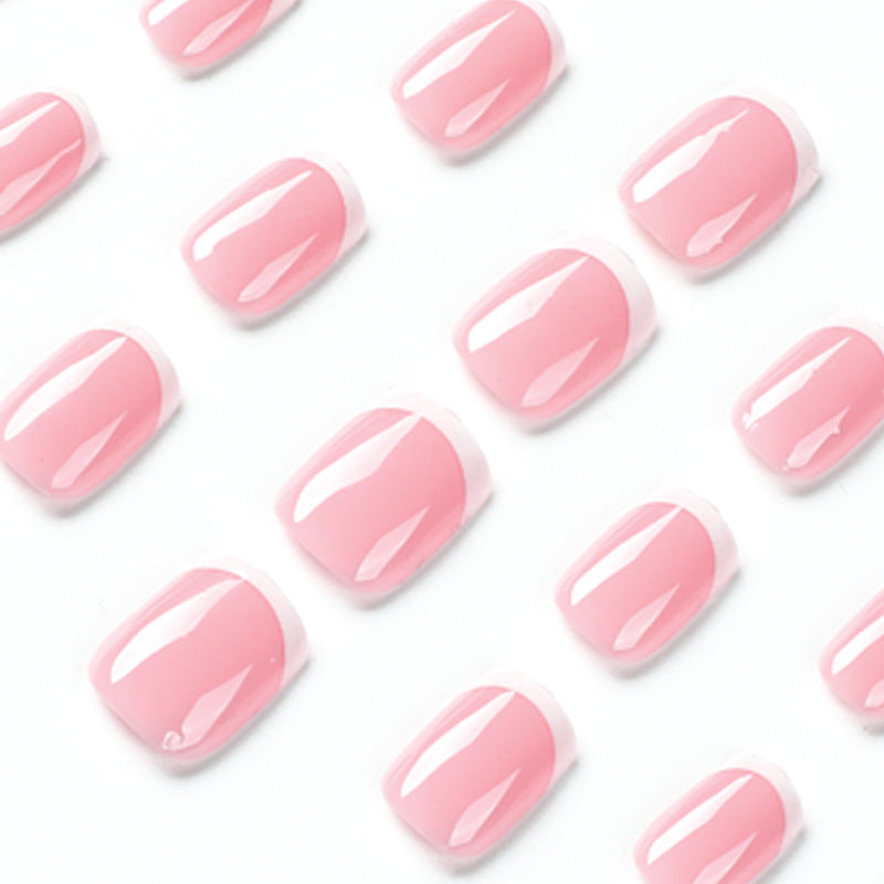 Piezas de arte para uñas, uñas postizas simples, uñas cortas con media pegatina, piezas de arte para uñas, uñas postizas al por mayor, piezas de uñas al por mayor, piezas de uñas｜365nails