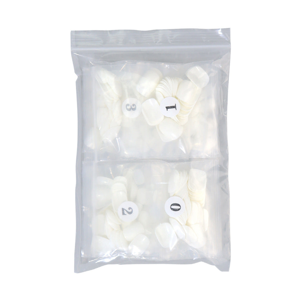 Nail Tips New French press on nails piece,  half sticker full sticker fake nail nail patch extended press on nails piece