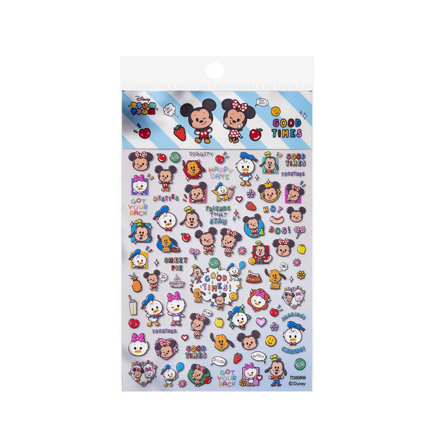 Personagem Chibi da Disney – Conjunto de Destaques Lúdicos em Relevo 5D