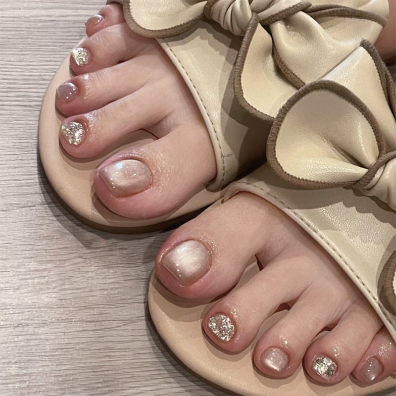 El efecto ojo de gato se ve muy atractivo, se usa para uñas y pies, brillantina en polvo, lentejuelas y manicura. Venta al por mayor de uñas de los pies y uñas de los pies. 365nails