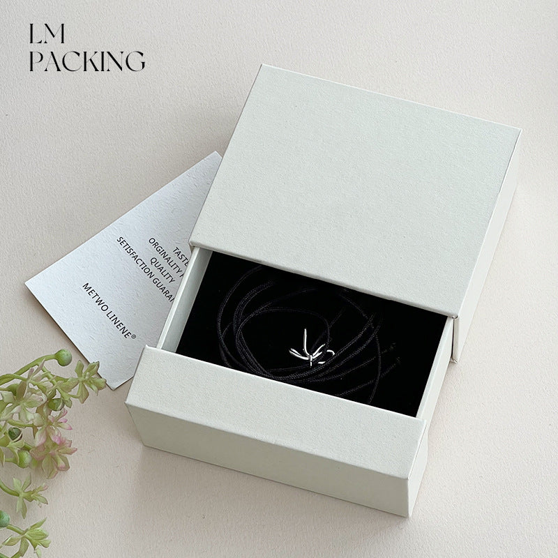 Minimalist Drawer Jewelry Packaging Box (MOQ=10)