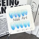 Simple aurora armor pure desire small fresh spray gun gradual change wearing armor pure handmade factory wholesale｜365nails