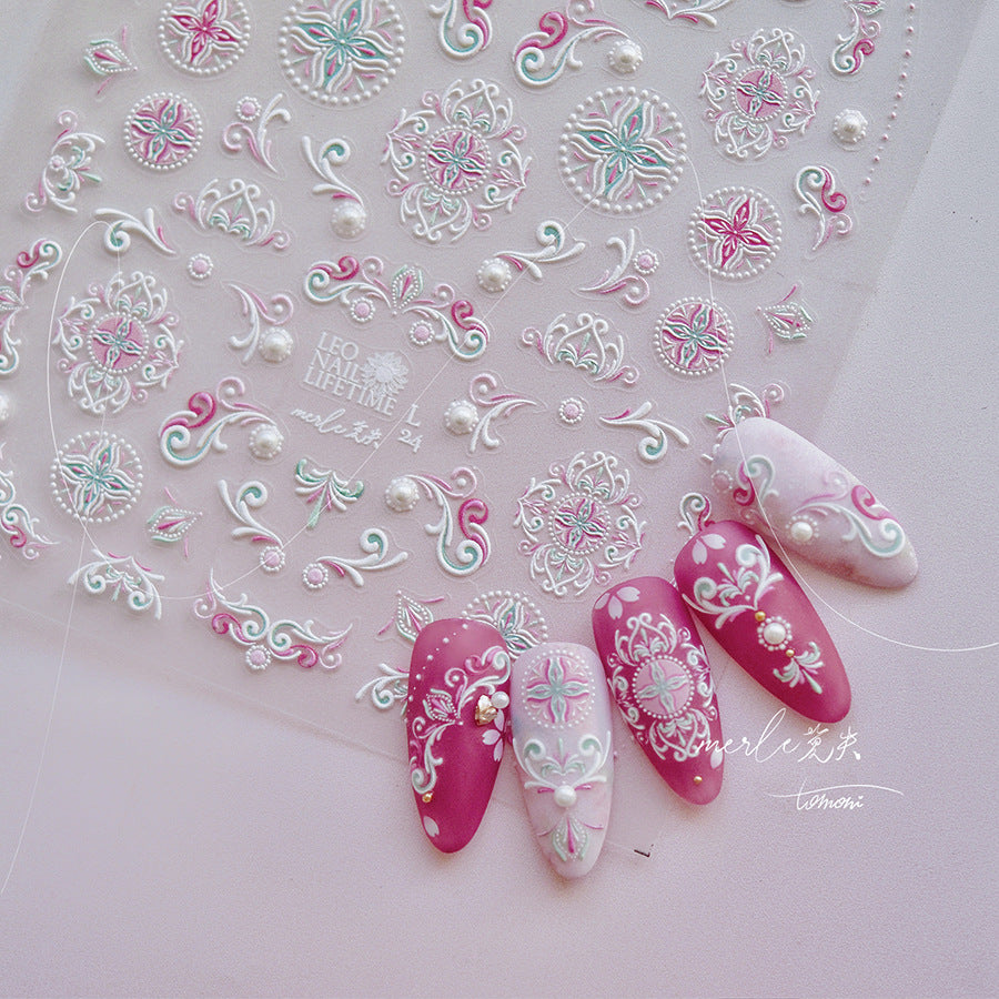 Boho Crystal Mandala – Bohemian Nail Art Set