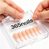 Private Label Packaging Customization for Press-On Nails | Sticker + In-Stock Plastic Box | Paper Box Color/Logo Custom