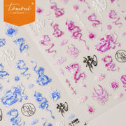 Shell Iridescent Dragon – Chinese Style Nail Art Set