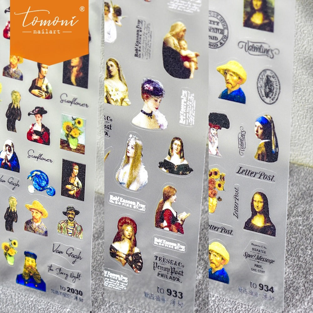 Renaissance Portraits – Vintage Art Nail Art Set