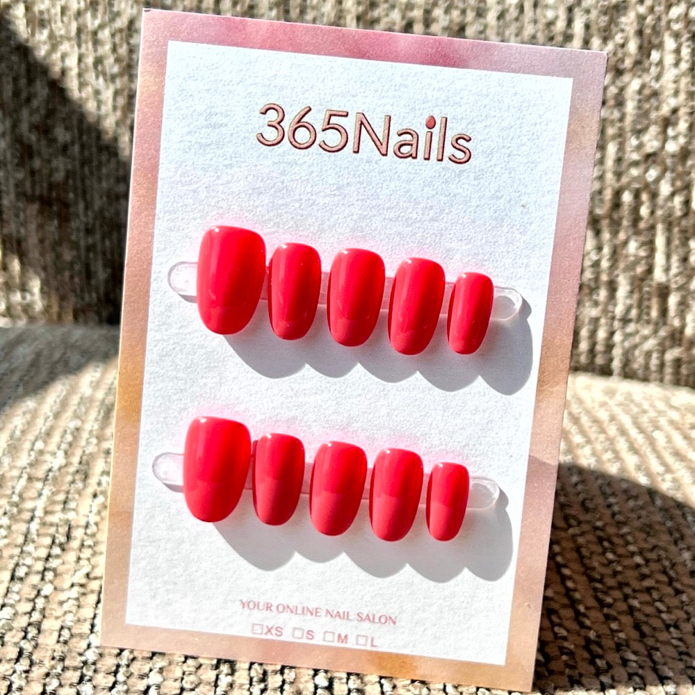 "20 Colors Mega Palette" - Premium Solid Handmade Nails (8 Shapes Available)