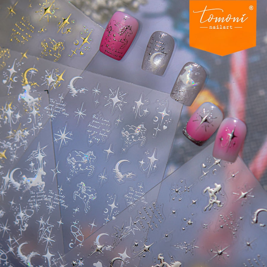 Galaxy Unicorn Star – Dreamy Celestial Nail Art Set