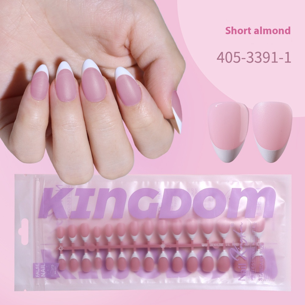 Nail Tips French prefabricated nail pads, whole bags, new non-marking removable fake nail patches, French press on nails