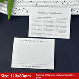 Premium Nail Display Cards with Artistic Gradient Background (MOQ=50)