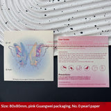 Classic White Display Cards for Press On Nail Sets (MOQ=50)