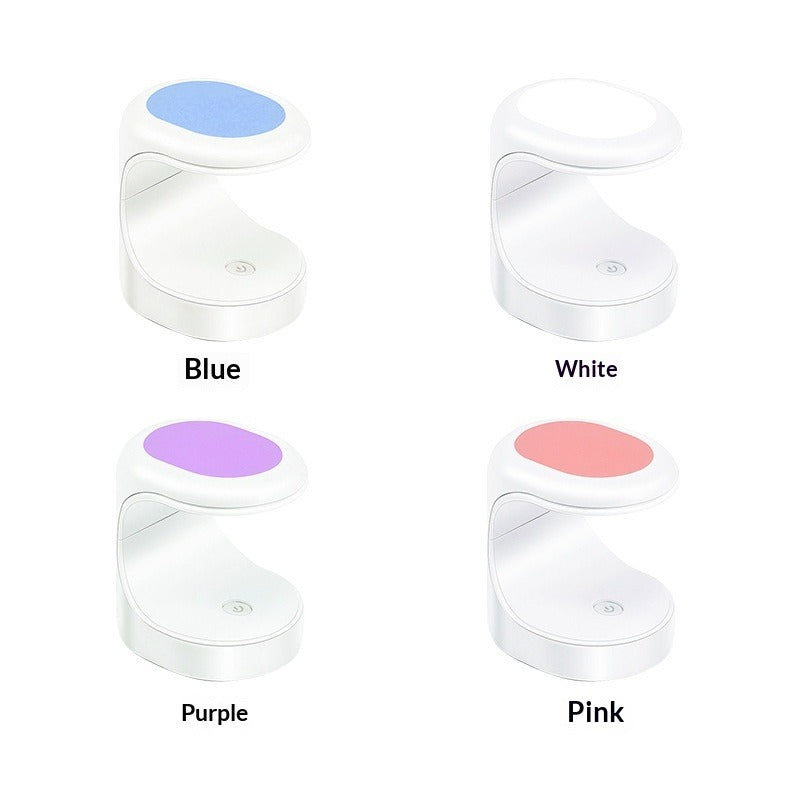"Mini C-Shape Single Finger UV/LED Nail Lamp" - Fast Curing Press-On Tool