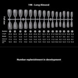 Nail Tips Transparent nail piece wholesale 30 pieces, full number, light and thin, full sticker, trapezoidal non-marking, wear-free patch, frosted nail piece