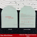 Embossed Cotton Paper Display Cards for Press On Nails (MOQ=50)