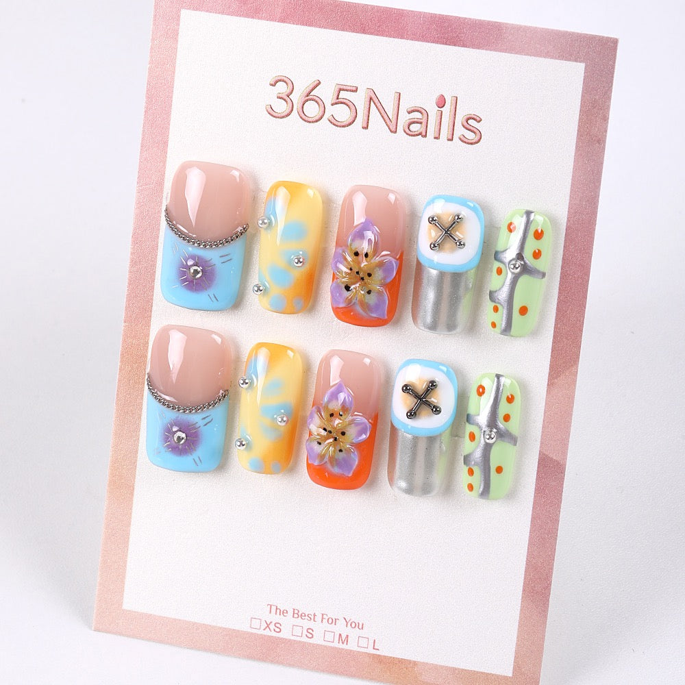 365Nails Pastel Pop Bloom Press-On Nails