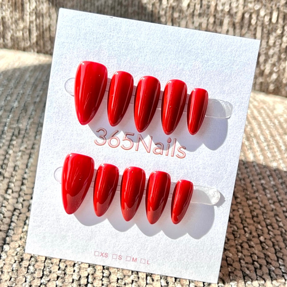 20 Colors Mega Palette - Premium Solid Handmade Nails (8 Shapes Available)