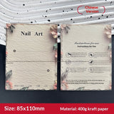 European Style Display Cards for Press On Nail Sets (MOQ=50)
