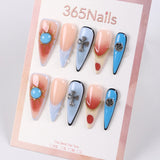 365Nails Sunset Sky Charm Stiletto Press-On Nails