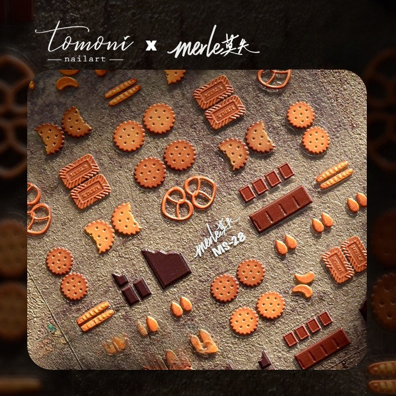 Bakery Treats – Embossed Nail Art Accent Set