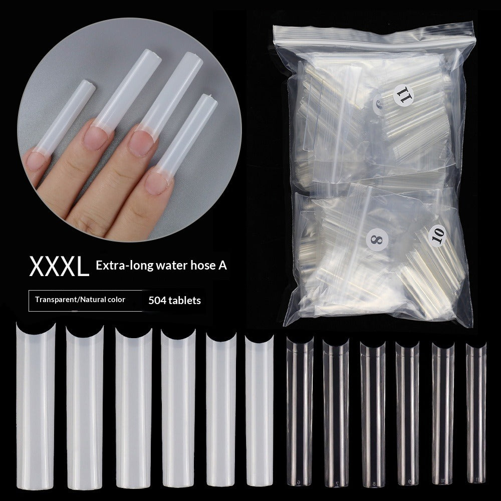 Drama Collection: "XXXL Super Tube" – XXXL Super Long Tube Nail Tips (504pcs Bag)