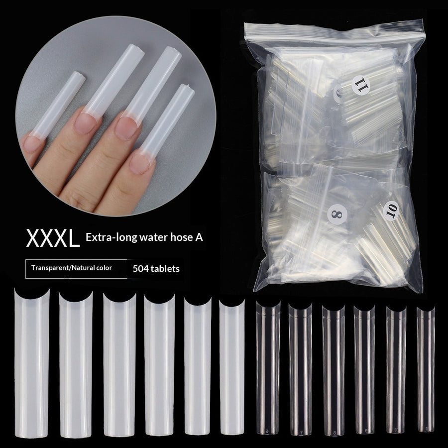 Drama Collection: "XXXL Super Tube" – XXXL Super Long Tube Nail Tips (504pcs Bag)