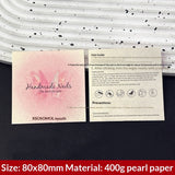 Gradient Pearl Butterfly Press On Nail Display Cards (MOQ=50)