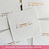 Embossed Gold Foil Display Cards for Press On Nails (MOQ=50)