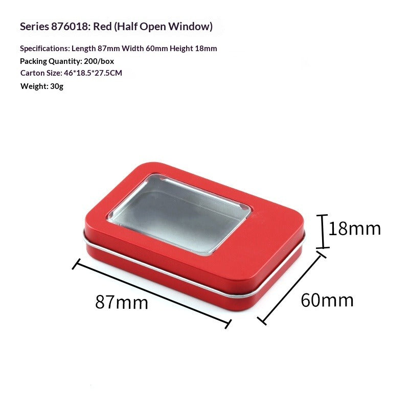 Custom Metal Press On Nail Storage Tin (MOQ=10)