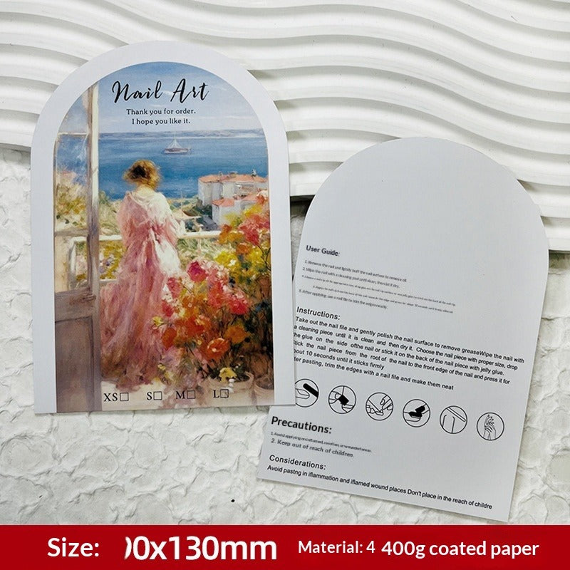 Arch Shape Display Cards for Press On Nail Packaging (MOQ=50)