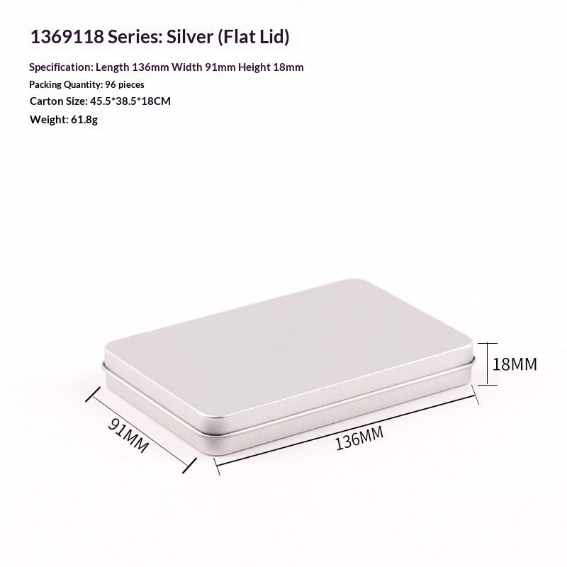 Custom Metal Press On Nail Storage Tin (MOQ=10)