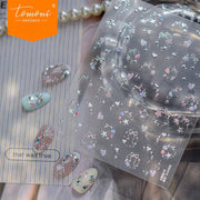 Star Bow Heart – Sweet Coquette Nail Art Set