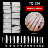 Nail Tips XXXL plus rectangular nail,  fake nails, full stickers, square nail pads,  trapezoidal nail art, square head transparent nail pads