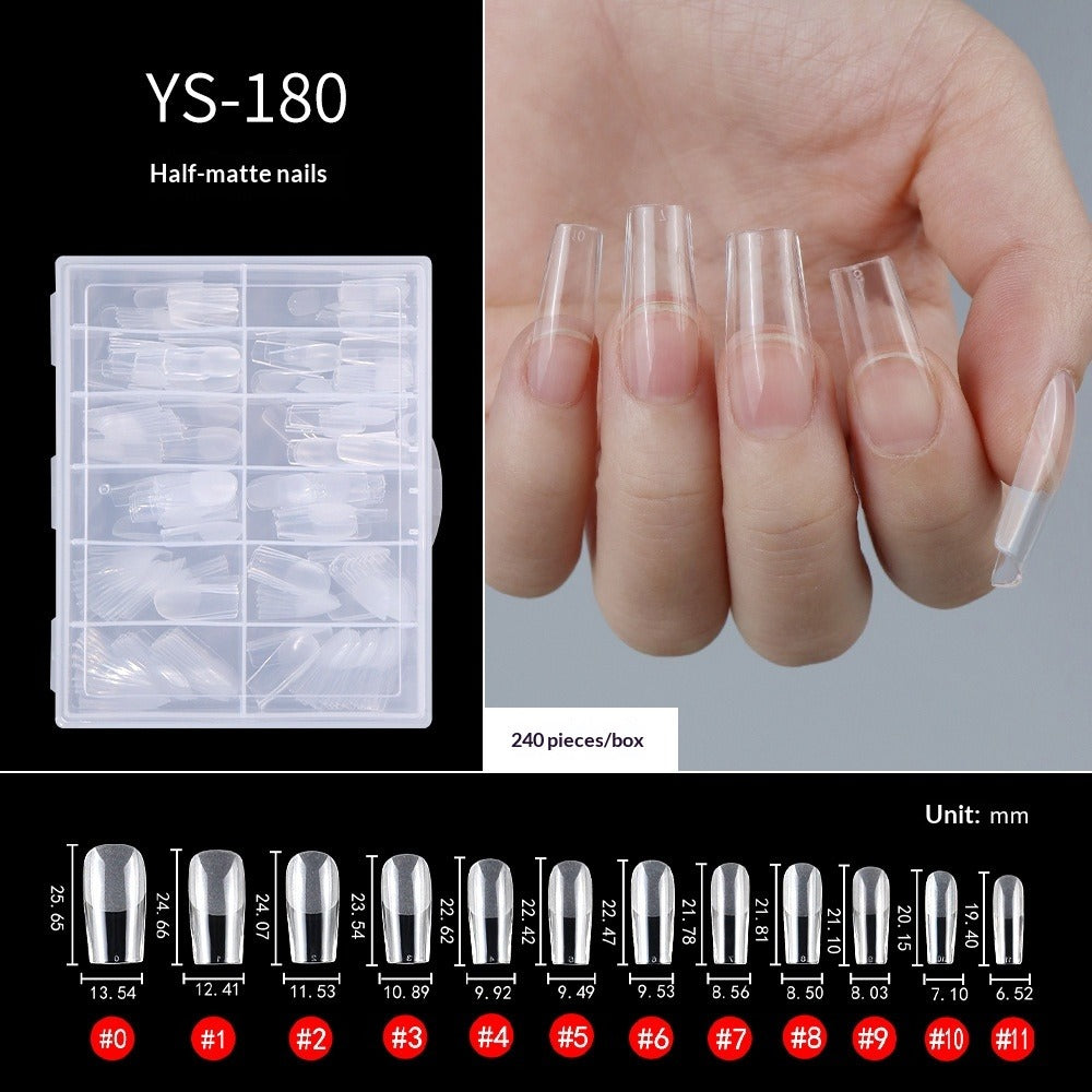365nails: "Matte Seamless Nail Tips" – Multi-Shape Nail Extensions (YS-101 to YS-176)