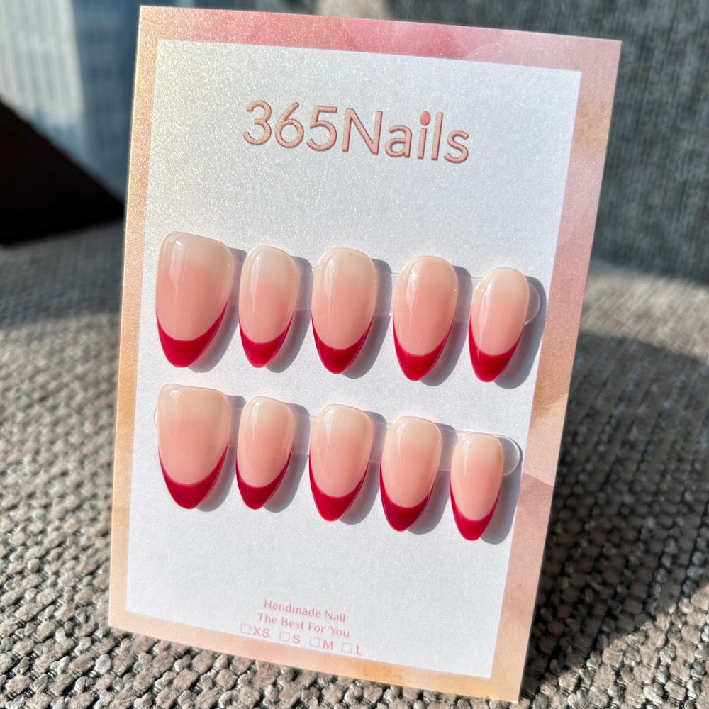 Classic & Cat Eye French Tip Press-On Nails Collection | Multi-Color & Glitter Options
