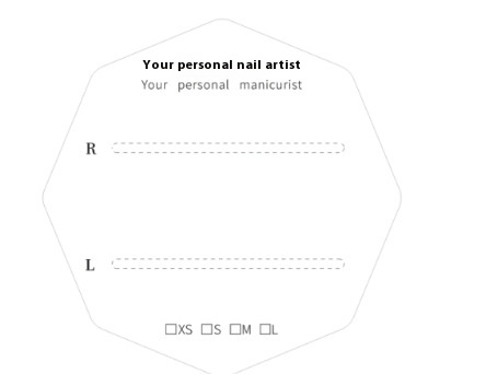 Suspendable octagonal press on nails storage box wholesale