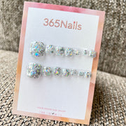 365nails 銀河幻彩碎片亮粉 手工製 足部穿戴甲