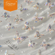 Holographic Butterfly – Crystal Nail Art Accent Set