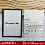 Galaxy Black Display Cards for Press On Nail Collections (MOQ=50)