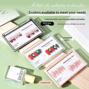 Clear Rectangular Press On Nail Display Case