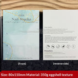 Art Texture Display Cards for Press On Nail Sets (MOQ=50)