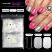 Everyday Collection: "Short Round" – Full-Cover Short Round Nail Tips