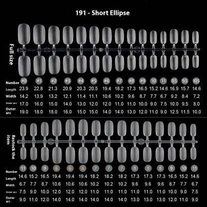 Nail Tips Transparent nail piece wholesale 30 pieces, full number, light and thin, full sticker, trapezoidal non-marking, wear-free patch, frosted nail piece