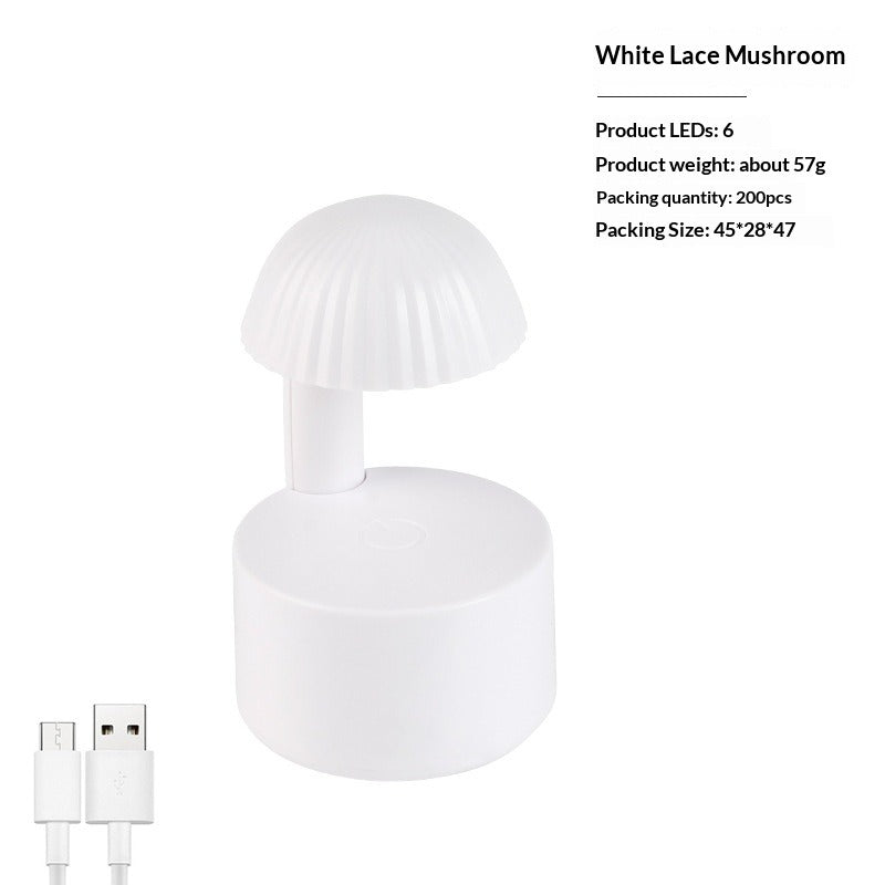 "Mini C-Shape Single Finger UV/LED Nail Lamp" - Fast Curing Press-On Tool