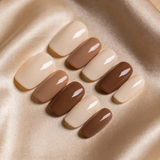 Wholesale Solid Color Press-on Nails - Custom Mix & Match (60 Colors x 6 Shapes Available)