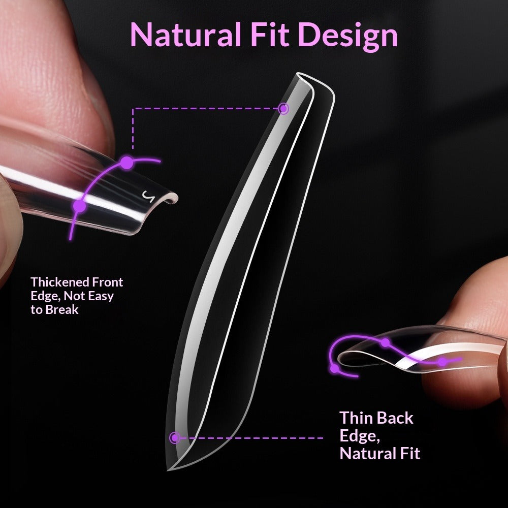 Pro Multi-Style Collection: "Dual-Size Nail Tip Assortment" – Dual-Size Nail Tips (Boxed)