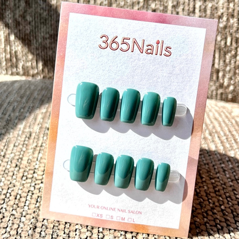 "20 Colors Mega Palette" - Premium Solid Handmade Nails (8 Shapes Available)