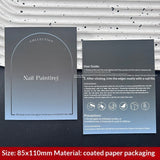 Custom Printed Display Cards for Press On Nail Packaging (MOQ=50)