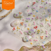 Pastel Wildflower Meadow – Fresh Romantic Nail Art Set